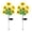 2pcs, variant on 27.56 inch Six Head Solar Sunflower Lamp, LED Waterproof Garden Stake Light, Elegant Outdoor Yard Ornament, Artistic Landscape Lighting for Patio and Garden Scenery