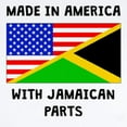 thumbnail image 2 of CafePress - Made In American With Jamaican Parts Body Suit - Baby Light Bodysuit, Size Newborn - 24 Months, 2 of 4