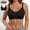Black, variant on Women Seamless Jelly Support Bra Wireless Breathable Comfort Back Smoothing Bra S-XXL