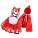 thumbnail image 4 of Capa de Vestido rojo Salvador para niña suave reutilizable disfrazarse para fiestas de carnaval, 4 of 10