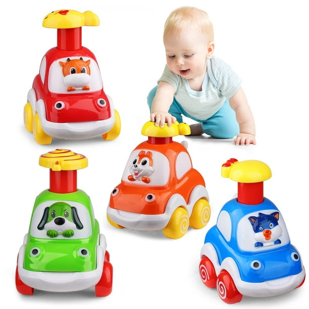 Coche de juguete ALASOU Animal Car para niños de 1 a 2 años con conductores de animales