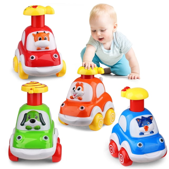 Coche de juguete ALASOU Animal Car para niños de 1 a 2 años con conductores de animales
