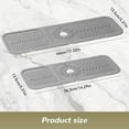 thumbnail image 5 of Kitchen Sink Faucet Mat, Silicone Splash Guard with Self-Draining Slope, Adjustable Water Barrier for Countertop Protection, 5 of 8