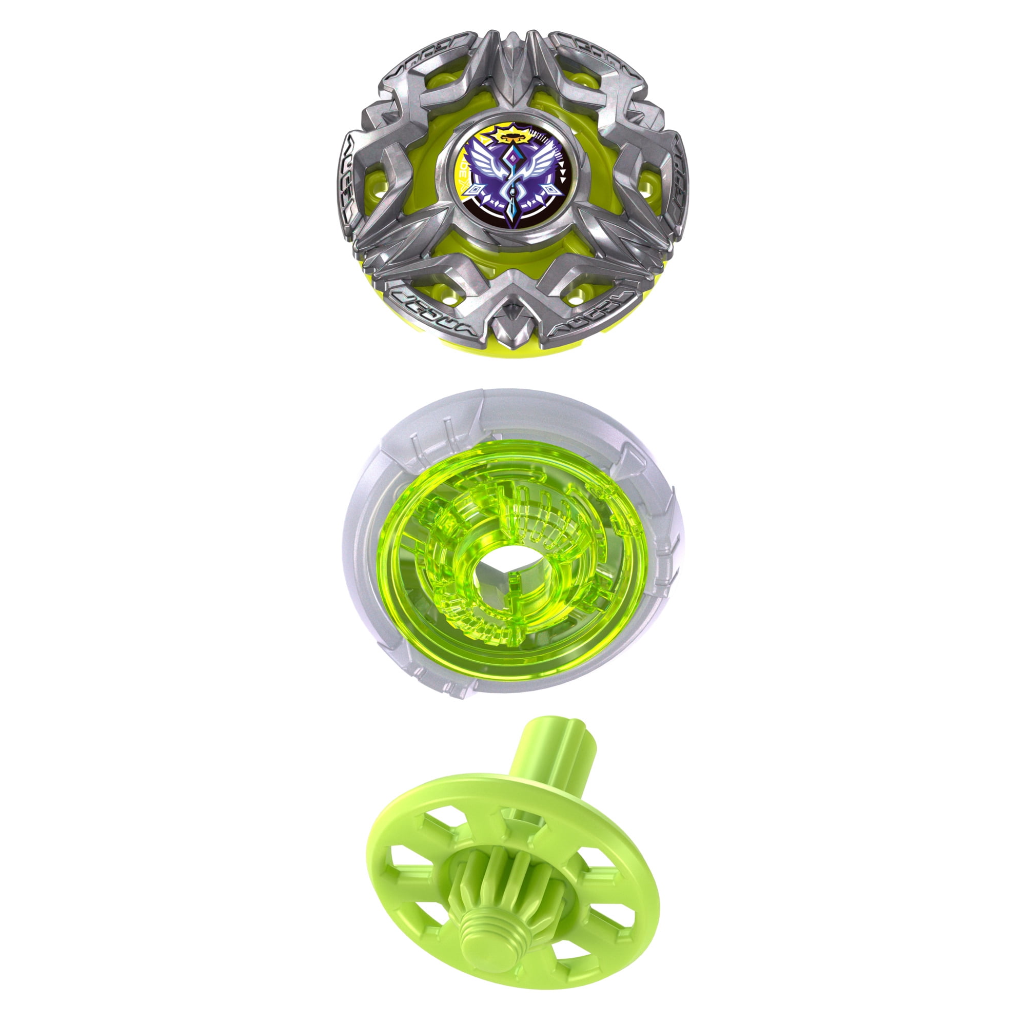 Beyblade X Ring Aether 0-80DS BX Infinity Starter Pack Set with Red Defense Type Top & White Launcher, Ages 8 and up