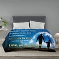 thumbnail image 4 of Gifts to My Dad Blanket from Daughter Grateful Father's Day Birthdays Gift Ultra-Soft Micro Fleece Throw Blankets for Home Bed Sofa Travel Warm Fuzzy Flannel Lightweight Idea, 4 of 6