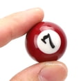thumbnail image 3 of 16 Uds. Mini bola de billar de resina ecológica de 2,5 CM para niños, accesorio para mesa de billar, 3 of 8