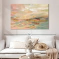 thumbnail image 2 of Elephant Stock Pink Waves Wall Art - Horizontal Canvas Wall Art - Living Room Wall Decor - Abstract Canvas - Pink And Beige Decor By Silvia Vassileva - 51" x 34", 2 of 8