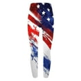 thumbnail image 4 of Vivianyo HD Women's Independence Day Yoga Patriotic Pants Fashion Casual 4Th Of July American Flag Print Leggings with Yoga Sport Elastic Slim Pants（All Colors and Sizes）, 4 of 5
