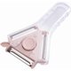 thumbnail image 1 of Multi-purpose Fruit Peeler Triangular Vegetable Peeler (Pink), 1 of 4