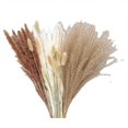 thumbnail image 1 of 40 Uds. De caña seca, pequeñas flores de Pampas, decoración de banquete Artificial, decoración del hogar de plantas reales, 1 of 5