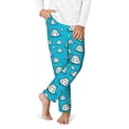 thumbnail image 2 of Susaid Hippo In Water Head Print Soft Teen Sleep Pants, Long Pajama Bottoms with Two Pockets and Elastic Waist, Designed for Ages 5-16-Small, 2 of 6