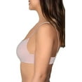thumbnail image 4 of Fruit of the Loom Women's Breathable Cami Bra with Convertible Straps 2-Pack, Light Pink, 38DD, 4 of 7
