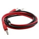 thumbnail image 5 of Cables de prueba de conector banana a conector banana Cable de núcleo de conector apilable de 15 a - 1 metro (1 rojo + 1 negro) Zulema cable de prueba conector banana, 5 of 7