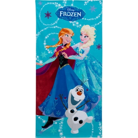 Disney Frozen Snowflake Swirl Cotton Beach Towel