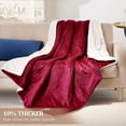 thumbnail image 7 of Heated Blanket Electric Twin Size 62" x 84",Soft Thickened Flannel to Sherpa Electric Blanket,Heating Blanket with 5 Heating Levels & 4 Hours Auto Off,ETL Certified Fast Heating Electric Blanket Twin, 7 of 7