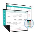thumbnail image 2 of WallDeca Magnetic Dry Erase Weekly and Monthly Calendar Track to-Do's, 17 x 12" (2 Pack), 2 of 7
