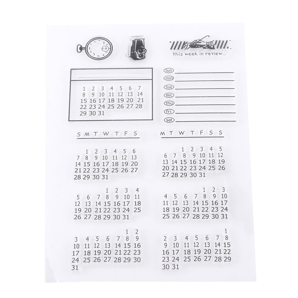 Clear Stamps Silicone,Clear Stamps for Card Making,YAOYAN Special Day Silicone Clear Seal Stamp DIY Scrapbooking Embossing Photo Decor Art