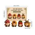 thumbnail image 3 of JJV 3D Beaded Gnome DIY Kit, DIY Handmade Bead Art Set for Beginners, Funny Handmade Gnome DIY Decor with Instructions Christmas Gifts, 3 of 7