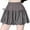 Gray1, variant on Maean Womens Mini Skirts Elastic High Waist Ruffle Hem Tiered Layer Cute Short Flared Skirt Dress
