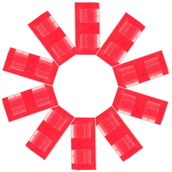 landege 10pcs Outdoor Light Clips Outside Cables Clips Outdoor Sticky Hooks Cord Holders