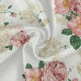 thumbnail image 2 of Coolnut Floral Peony Flower Round Tablecloth Dust-Proof Table Cloth Cover Mat Washable Polyester 60 Inch for Kitchen Dinning Holiday Party Wedding Picnic House Decor, 2 of 7