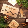 thumbnail image 3 of Plantilla de gnomo con huellas, plantilla para suelo navideño, manualidades, gnomo de madera Estilo C, 3 of 5