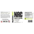 thumbnail image 4 of NutraBio N-Acetyl Cysteine Supplement (NAC) - 90 Capsules, 600mg Each - Powerful Anti-Oxidant - Immune Support - Boost Glutathione, 4 of 9