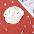 thumbnail image 3 of 50pcs Transparent Push Pins, Small Plastic Clear Thumb Tacks with Stainless Steel Points for Wall Bulletin Board Cork Board, 3 of 5