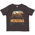 thumbnail image 3 of Inktastic Montana Vacation Bear Silhouette Boys or Girls Toddler T-Shirt, 3 of 5