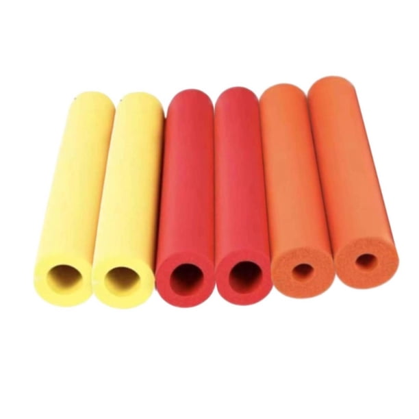Tubos de espuma antideslizantes resistentes al calor, tubos aislantes recortables 6x Rojo Amarillo Naranja