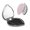 Heart Shape, variant on Kdxio Flamingo On Checkered Pocket Mirror, 1X/2X Travel Makeup Mirror 2-Sided Folding Small Mirror Portable Double-Sided Magnifying Cosmetic Mirror for Gift-Square