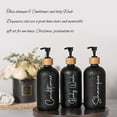 thumbnail image 2 of Botellas con bomba de champú y acondicionador UUJOLY, 500 ml, paquete de 3, 2 of 7