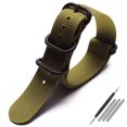 thumbnail image 3 of Correa de reloj de nailon de 20, 22, 23, 24 y 26 mm, correa de reloj, pulsera deportiva de moda, accesorios de reloj, correa sencilla de sutura manual, 3 of 5