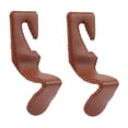 thumbnail image 4 of unbranded 2 Pcs Car Seat Gap Filler Seat Hook Car Backseat Hanger 13.3X5CM Brown, 4 of 8