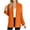 Orange, variant on Office Cardigan for Women Open Front Long Sleeve with Pockets Tops Casual Loose Solid Color Blouse