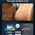 thumbnail image 3 of Dog Clippers for Grooming Thick Hair,Low Noise Dogs Grooming Kit with Detachable Stainless Steel Blade,Dog Shaver for Thick/Matted/Knotted/Fine/Wave/Curly Hair,PC18, 3 of 5