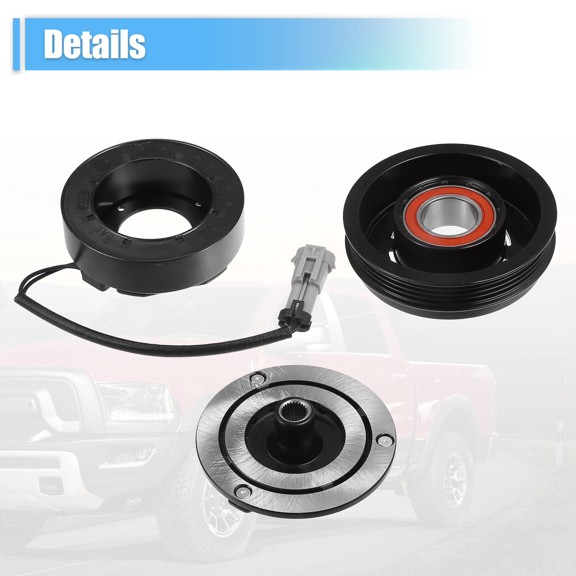 Unique Bargains AC Compressor Clutch for Chevrolet Suburban 1500 5.3L 2000-2014