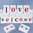 thumbnail image 4 of Mahjong Tile Set with English Letters & Numbers, Educational Learning Game for Adults & Teens, 108 Tiles Stickers, 4 of 8