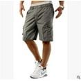 thumbnail image 3 of Nouveaux Shorts pour Hommes en Coton Décontractés d'Été Demi-Pantalon Extensibles Coupe Ajustée Short, 3 of 5