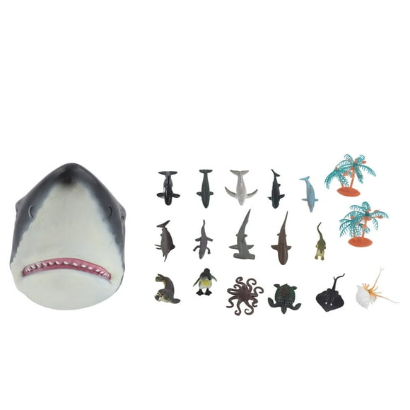 Juguetes de marionetas de mano de peces, marionetas de mano de animales marinos, modelo animal de juguete, figuras de animales marinos, las mejores de su clase