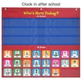 thumbnail image 2 of Irfora Colorful Classroom Attendance Pocket Chart, Teacher Accessories for Early Education Pocket Chart, 2 of 4