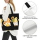 thumbnail image 3 of Fotbe Sunflower Gnomes 5 Bolsa Tote Estética de Lona con Estampado para Mujer - Bolsa Reutilizable de Hombro Casual para Vacaciones, Compras, Trabajo y Gimnasio, 3 of 8