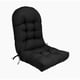 thumbnail image 2 of Cojín para mecedora | Cojín de respaldo alto con correas antideslizantes | Cojín grueso e impermeable para patio, apto para uso interior y exterior, 2 of 7