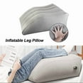 thumbnail image 2 of Inflatable Leg Pillow Wedge Pillow Knee Cushion For Travel Camping Sleeping Portable PVC Foot Pillow Elevation Leg Pillows, 2 of 6