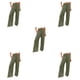 thumbnail image 2 of Pantalones de verano Qarigey para mujer color sólido pierna ancha suelta cintura alta, 2 of 6