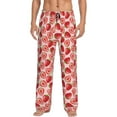 thumbnail image 2 of Goofa Cute Strawberry Printed Soft Pajama Pants for Men, Wide Leg Comfy Casual Lounge Yoga Pants-XX-Large, 2 of 9