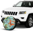 thumbnail image 2 of Kll Retro Seamless Flying Butterflies Tire Cover,Universal Wheel Tire Cover For Trailer, Rv, Suv, Truck,Camper And Many Vehicle,(15 Inch), 2 of 7