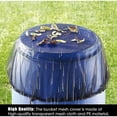thumbnail image 4 of Couvercle de Baril de Pluie Rond, Filet de Protection Réglable avec Cordon de Serrage, 4 of 5