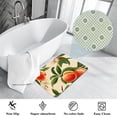 thumbnail image 3 of Peach Non-Slip Polyester Door Mat Floor Mats Bath Rugs Machine Washable, 3 of 6