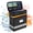 Black-12.2"x6"x12.2", variant on Fireproof File Box With Lock  Document Storage Organizer Suitable For Hanging Folders In Letter Size Collapsible Reflective Strip Fast Find (12.2"*6"*10.2 Blue)